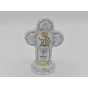 Precious Moments Cross A Reflection Of His Love Figurine 1994 Enesco Porcelain